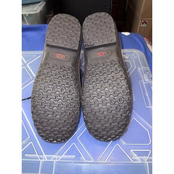 UGG Waterproof Zetik Leather Duck Boots Men’s Brown Tan Tops 1017304 Sz 9 - Picture 10 of 14